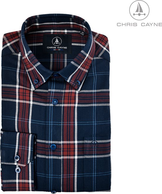 Chris Cayne heren blouse overhemd heren lange mouwen 1014