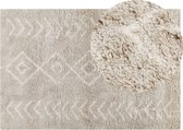 KAPAN - Shaggy tapijt - Beige - 200 x 300 cm - Polypropyleen
