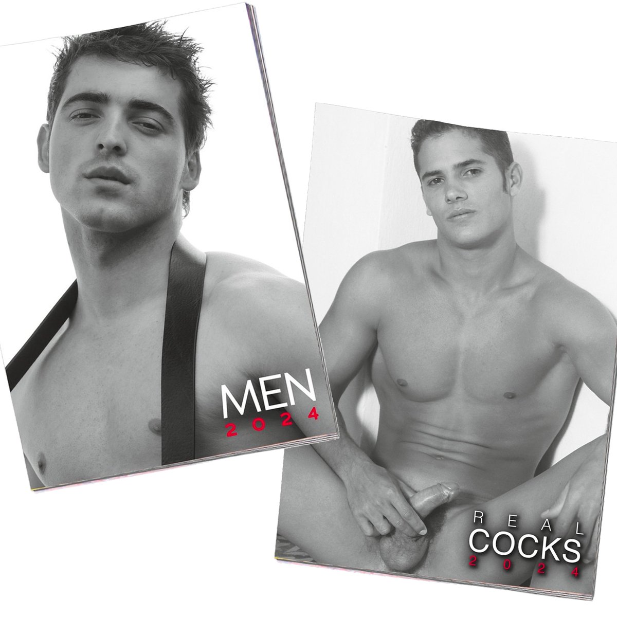 Pin up Kalender 2024 Deluxe - Mannen - Real Cocks
