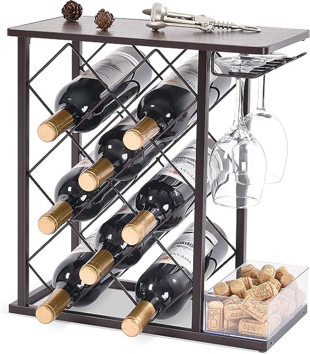 Wine Rack / Wijnrek, flessenrek voor flessen / wijnplank