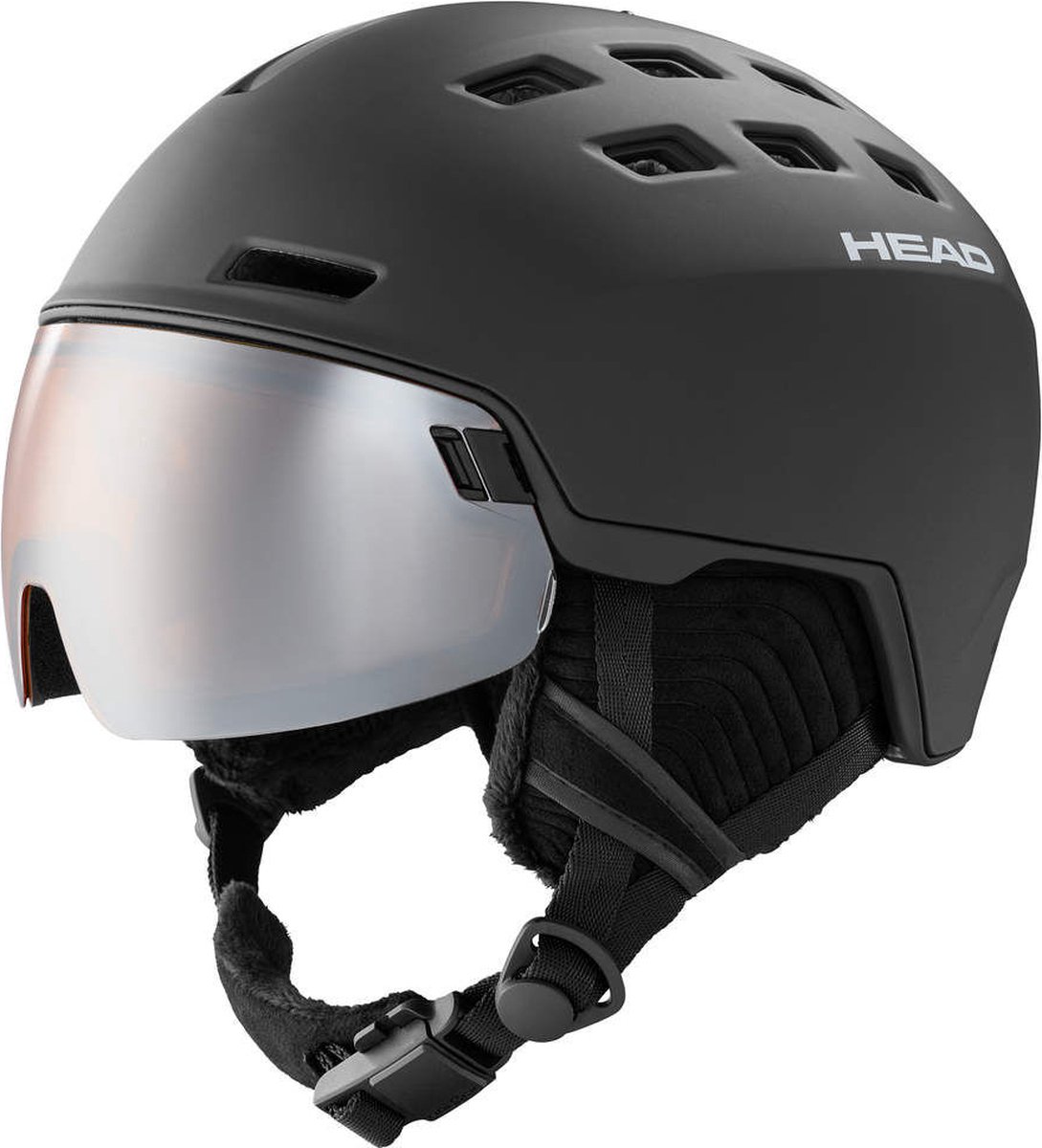 Skihelm HEAD Radar -52 55 cm Zwart