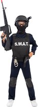 Funidelia | Swat Kostuum Voor voor jongens  Politieman, Politieagent, FBI, Beroepen - Kostuum voor kinderen Accessoire verkleedkleding en rekwisieten voor Halloween, carnaval & feesten - Maat 107 - 113 cm - Zwart
