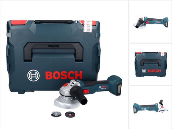 Set de 4 machines 18V + 3 Accus et chargeur + L-Boxx Bosch