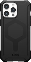 Urban Armor Gear Essential Armor Geschikt voor Apple iPhone 15 Pro Max | Compatible met MagSafe | Back Cover Hoesje | Zwart