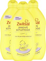 Zwitsal - Zeepvrij Schuimbad - 3 x 400 ml - Voordeelpack