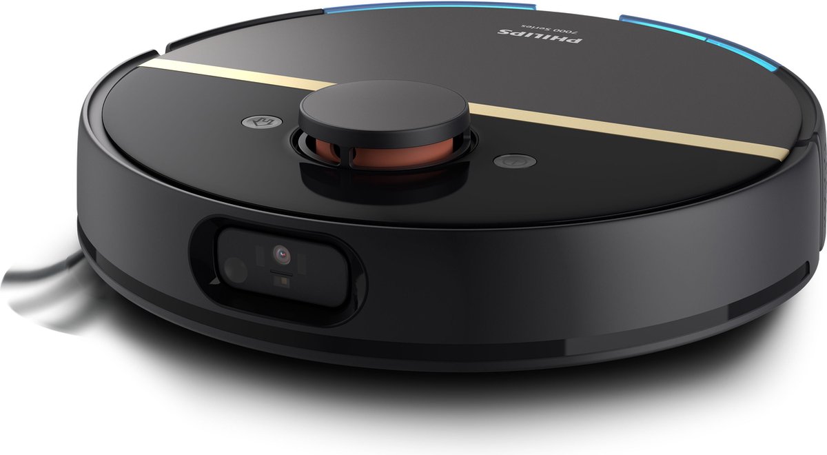 Philips HomeRun Aqua 7000 Series XU7000/01 - Robotstofzuiger met Dweilfunctie - Zwart / Goud - App Connected