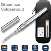Draadloze Soldeerbout - Oplaadbaar soldeerpen - Li-on batterij oplaadbaar via usb - voor elektrische reparaties en Hobby's zoals houtbranden