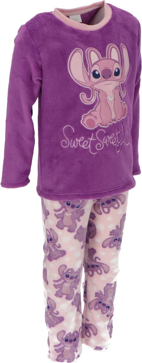 Lilo & Stitch Coral-pyjama polaire - Costume maison - Enfants - Taille  98/104