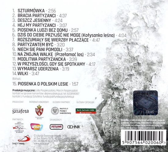 Wilczy Ślad. Piosenki Niezłomnych [CD]