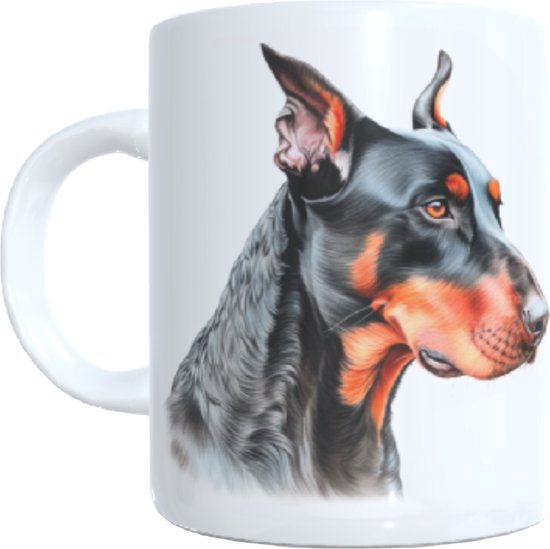 Foto: Koffie beker thee mok afbeelding honden dieren liefhebbers dierenprint dog