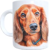 Koffie beker - thee mok - afbeelding - honden - dieren - liefhebbers - dierenprint - dog