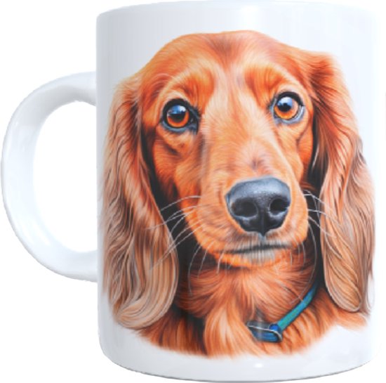 Foto: Koffie beker thee mok afbeelding honden dieren liefhebbers dierenprint dog