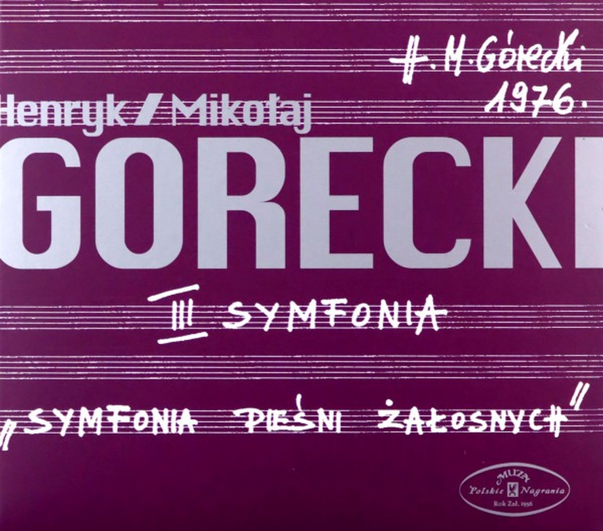 Gorecki: III Symfonia "Symfonia Piesni Zalosnych"