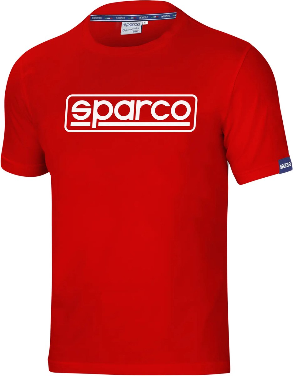 Sparco T-Shirt FRAME - Rood - T-shirt maat M