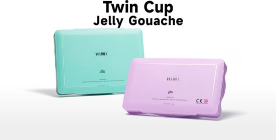 HIMI Gouache Paint Set, Twin Cup 48 Colors x Indonesia