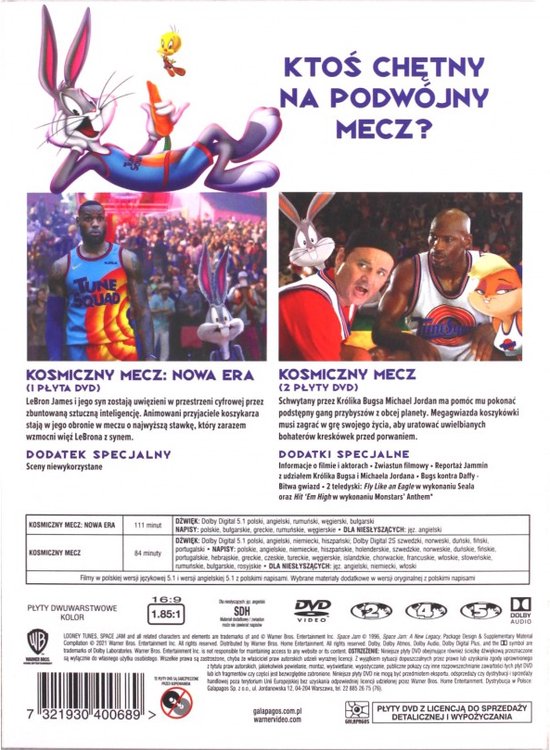 Space Jam A New Legacy [3DVD] (Dvd), Khris Davis Dvd's bol