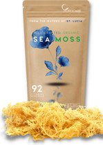 Wild crafted Sun-Dried Raw Sea Moss From St. Lucia - Biologisch Iers Mos - superfood - Zeewier - Dr. Sebi seamoss - Mineralen - Vitaminen - 100 gram