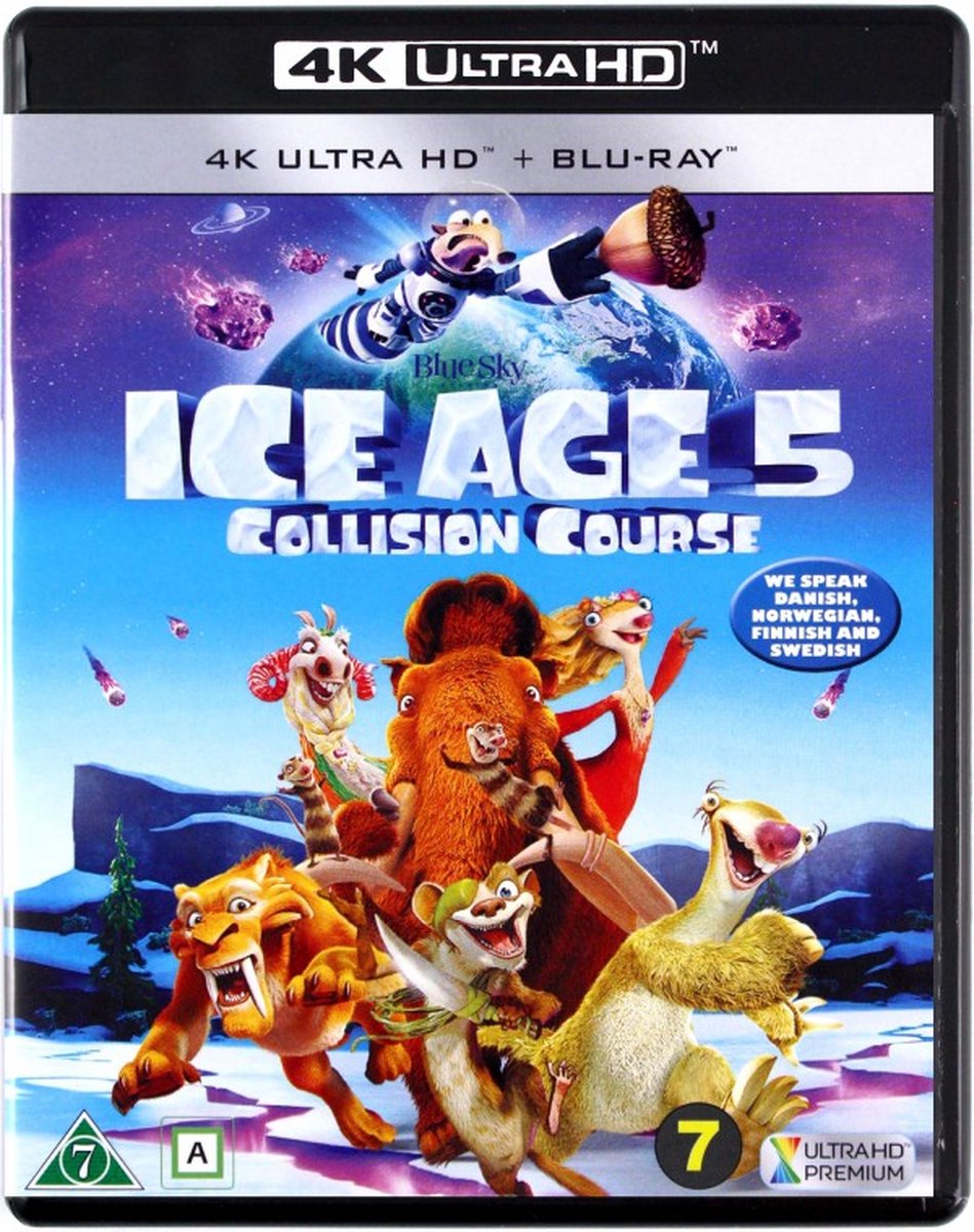 Ice Age 5: Den Vildeste Rejse (4K Blu-Ray)-