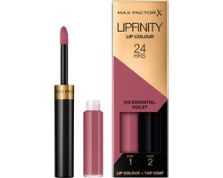 Max Factor Lipfinity Lip Colour Lippenstift Gloss Essential Violet 310 2.3 ml + 1.9 g