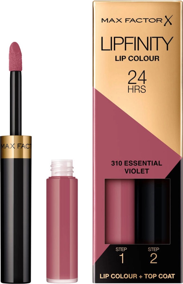 Max Factor Lipfinity Liquid Lipstick 310 Essential Violet 2 stuks