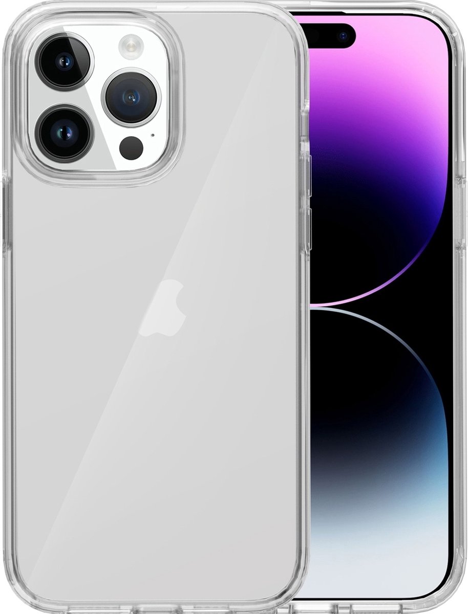 Mobigear Doorzichtig Hoesje geschikt voor Apple iPhone 15 Pro Max Telefoonhoesje Hardcase | Mobigear Crystal Backcover | Doorzichtig Telefoonhoesje iPhone 15 Pro Max | iPhone 15 Pro Max Case | Back Cover - Transparant