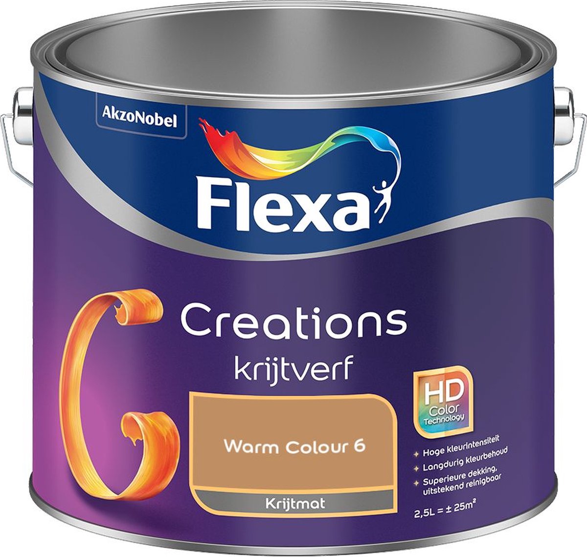 Flexa Creations Muurverf Krijt Warm Colour 6 2.5L