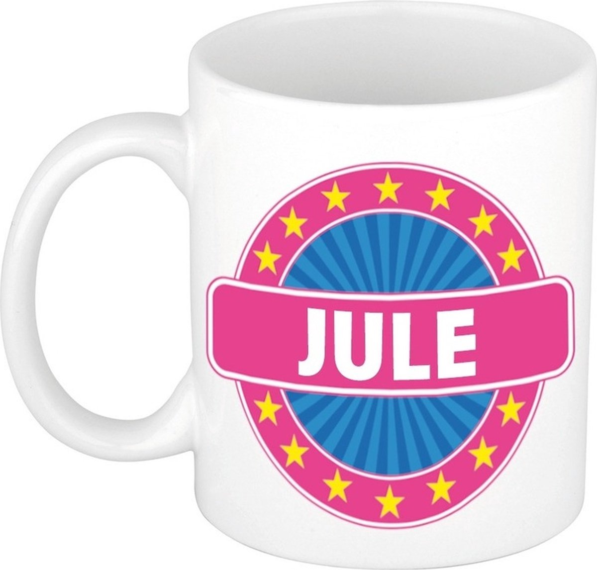 Jule naam koffie mok / beker 300 ml - namen mokken