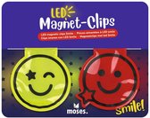 Magneet clips met lichtgevende smileys LED