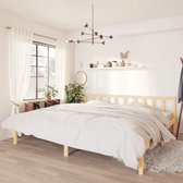 The Living Store Bed Grenenhout 200x200 - Stevig en duurzaam - Geen matras inclusief