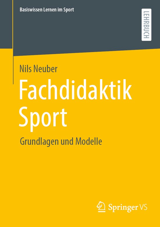 Basiswissen Lernen im Sport- Fachdidaktik Sport - cover