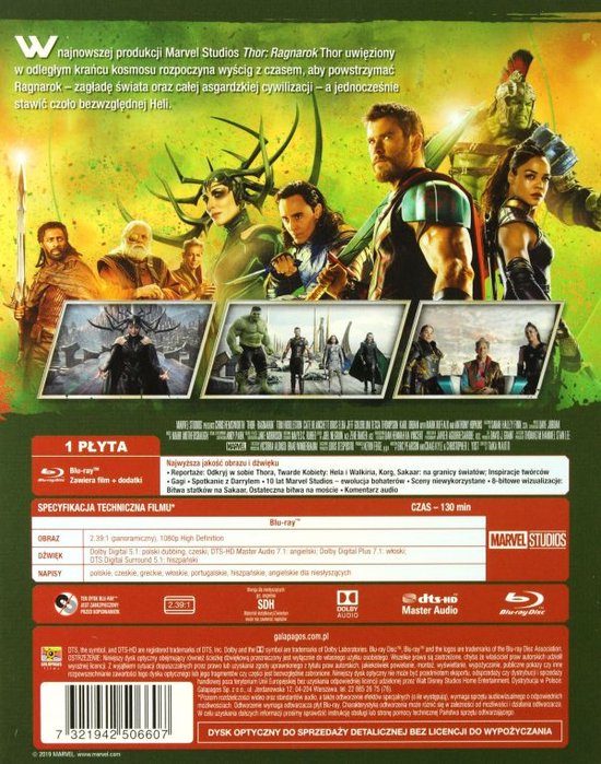Thor: Ragnarok [Blu-Ray] (Blu-ray), Tom Hiddleston | Dvd's | bol