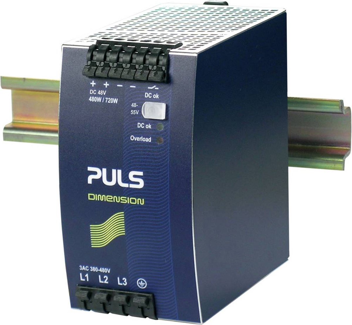 PULS QT20.481 DIN-rail netvoeding – 48 V/DC – 10 A – 480 W – 1 uitgang