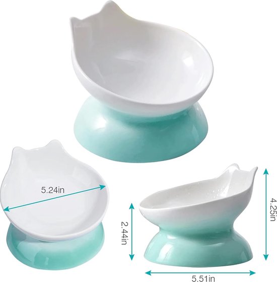 YYTECH 3 stuks kattenvoerbak van roestvrij staal, 15° schuin voerbak kattenset, verhoogde voerbak kat hondenvoerbak, voerbak voor katten en honden, water voeding schaal afneembare kattenvoerbakken YYTECH 3 stuks kattenvoerbak van roestvrij staal, 15° schuin voerbak kattenset, verhoogde voerbak kat hondenvoerbak, voerbak voor katten en honden, water voeding schaal afneembare kattenvoerbakken