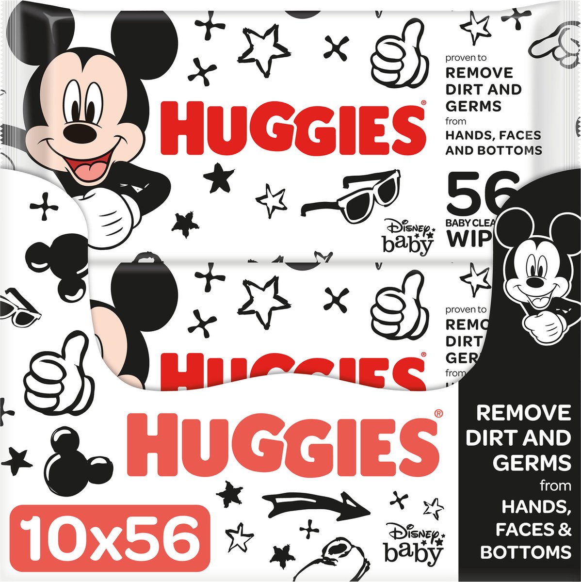 Lingettes bébé - Pack de 56 lingettes - Huggies – RueDuBazarci