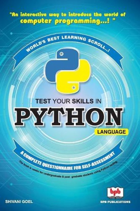 Test Your Skills In Python Language | 9788183334686 | Shivani Goel ...