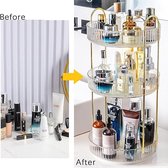 make-uptafel, parfumorganizer - osmetics organizer for storage - cosmetica-organizer voor opslag