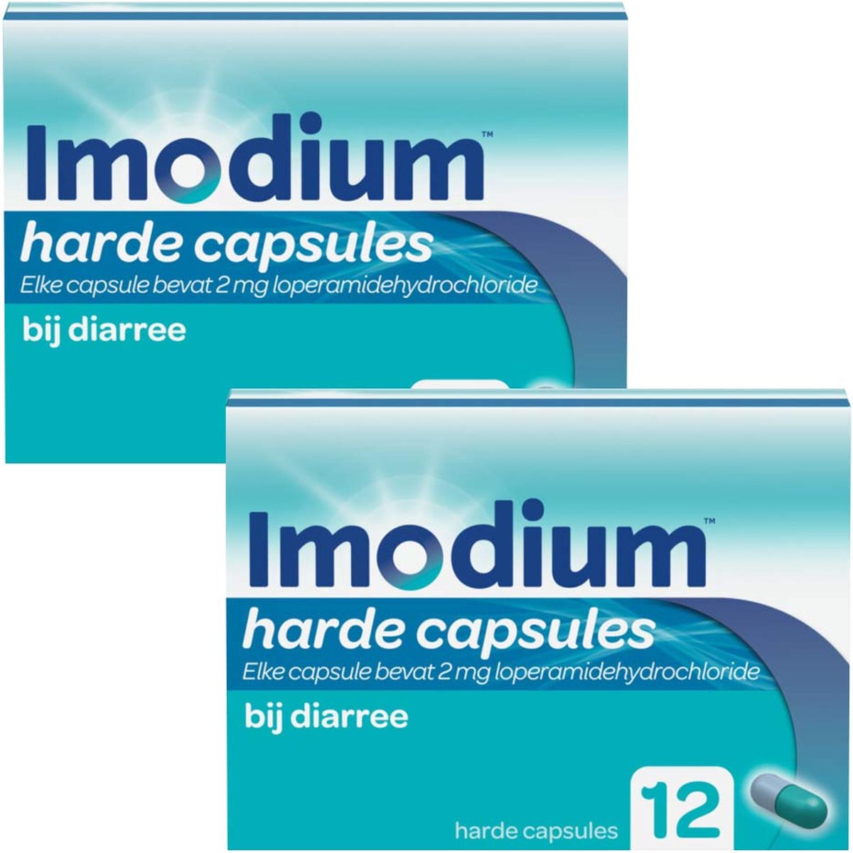Imodium Capsules 2mg - 2 x 12 capsules - Imodium