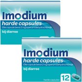 Imodium Capsules 2mg - 2 x 12 capsules