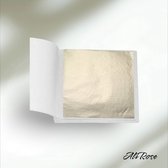 AliRose - Champagne Zilver Decoratief Papier - 100 vellen - Voor Creatieve Projecten - DIY - Nail Art - Sieraden
