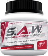 Super Aggressive Preworkout (SAW) - Trec Nutrition - 200g cherry/grapefruit