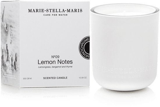 Marie-Stella-Maris Luxe Geurkaars (navulbaar) No.09 Lemon Notes - 300 gr