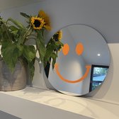 Miroir Hi Smiley - Grand - Orange