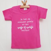 shirt ooievaar kort roze 92