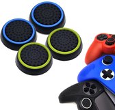 Gadgetpoint | Gaming Thumbgrips | Performance Antislip Thumbsticks | Joystick Cap Thumb Grips | Accessoires geschikt voor Playstation PS4 PS5 & Xbox & Nintendo Pro Controller | Zwart Lichtblauw en Zwart Lichtgroen
