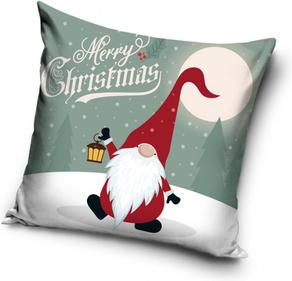 Kerstmis Vrolijk Kerstfeest, kussensloop 40*40 cm