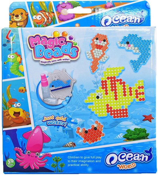 Magische waterkralen - Water Spray Kralen - Waterdieren - Kinderspeelgoed - voor Meisje en Jongen - Aqua Kralen - Cadeau Tip !!