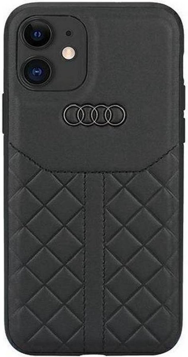 Audi Genuine Leather Back Case - Geschikt voor Apple iPhone 11/XR (6.1