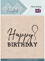 Happy Birthday - Clear Stamp - Card Deco Essentials