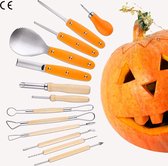 Halloween Decoratie - Halloween Versiering - Halloween Pompoen - 13 Delig - Incl Stencils en Draagtas - DIY