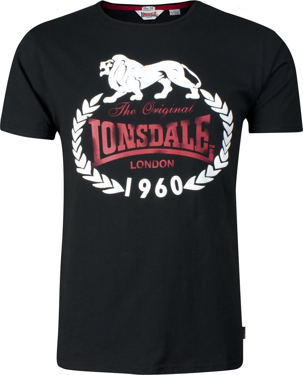Lonsdale Slim Fit T-Shirt Original 1960 - Maat: L